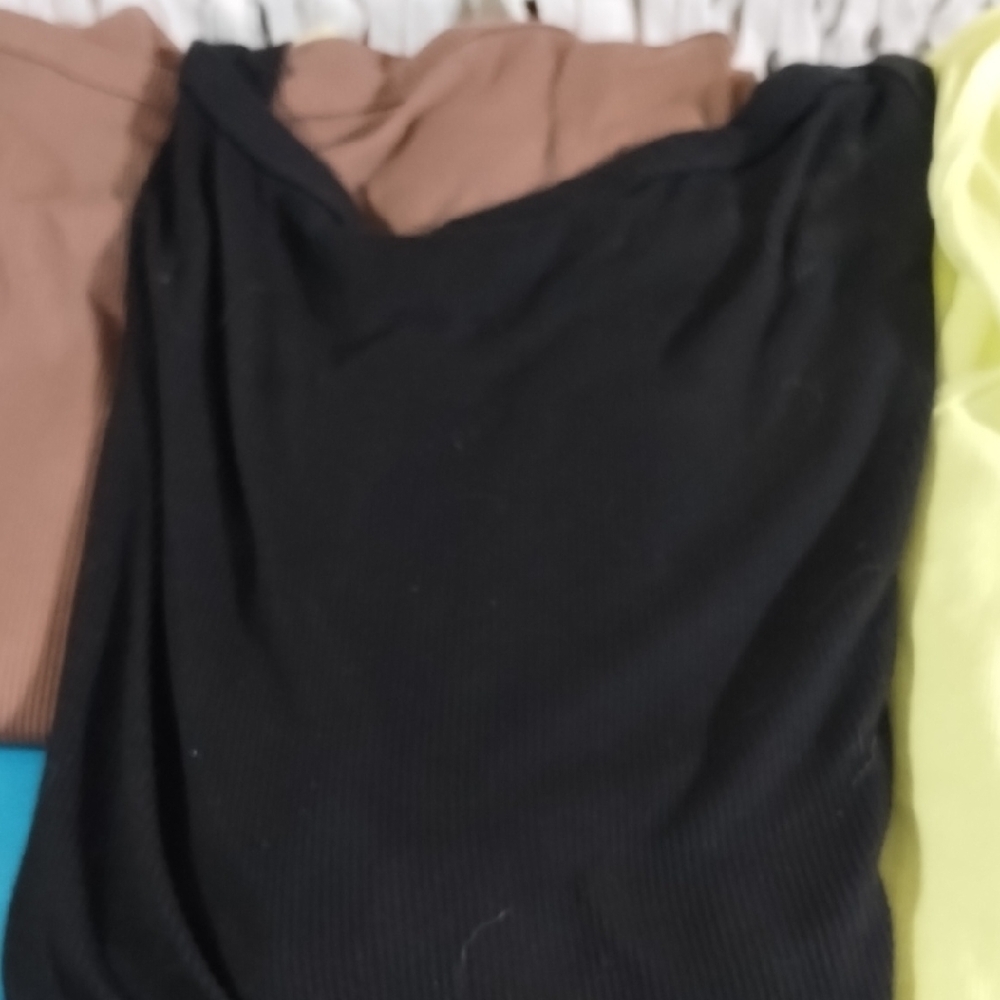 No Boundaries Yellow and Black Sleeveless Tank Top